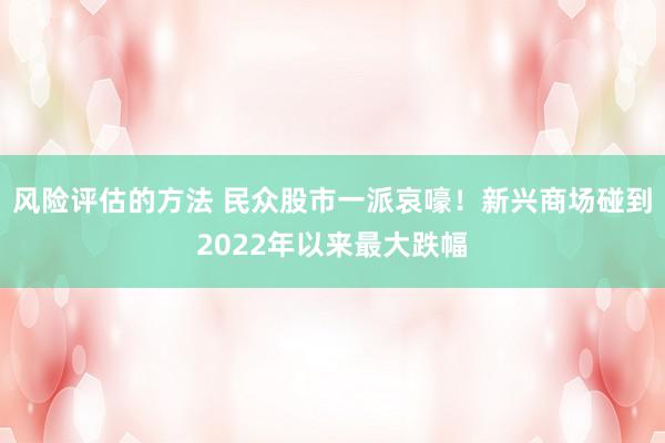 风险评估的方法 民众股市一派哀嚎！新兴商场碰到2022年以来最大跌幅