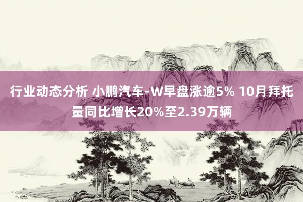 行业动态分析 小鹏汽车-W早盘涨逾5% 10月拜托量同比增长20%至2.39万辆